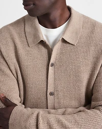 Merino Wool Collared Cardigan | Madewell