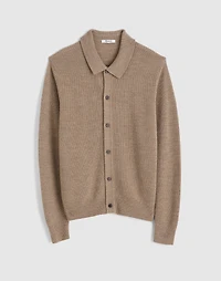Merino Wool Collared Cardigan | Madewell