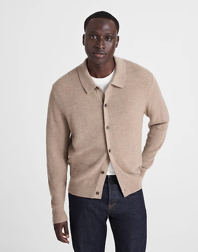 Merino Wool Collared Cardigan | Madewell