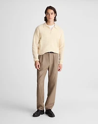 Johnny-Collar Sweater Polo in Heritage Merino Wool | Madewell