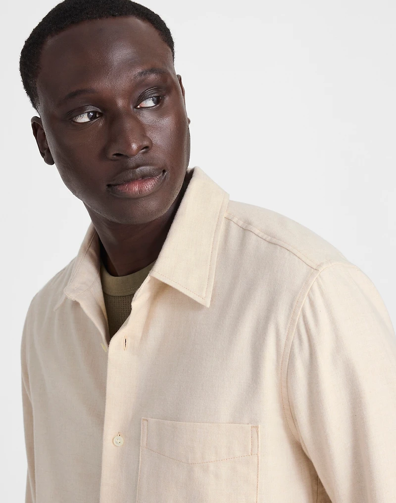Lightweight Flannel Button-Up Shirt | Madewell
