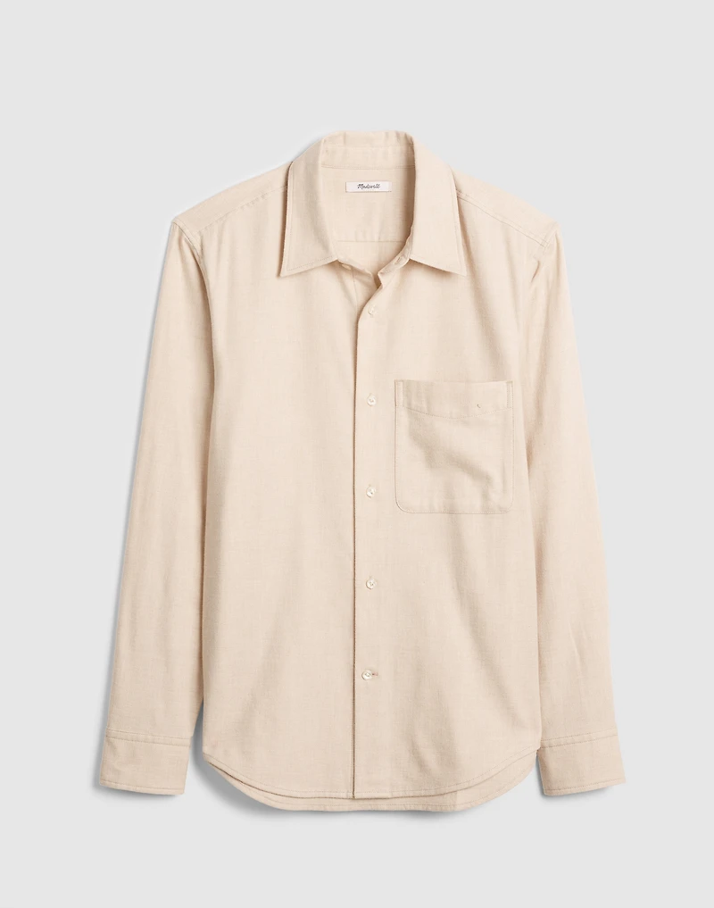 Lightweight Flannel Button-Up Shirt | Madewell