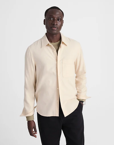 Lightweight Flannel Button-Up Shirt | Madewell