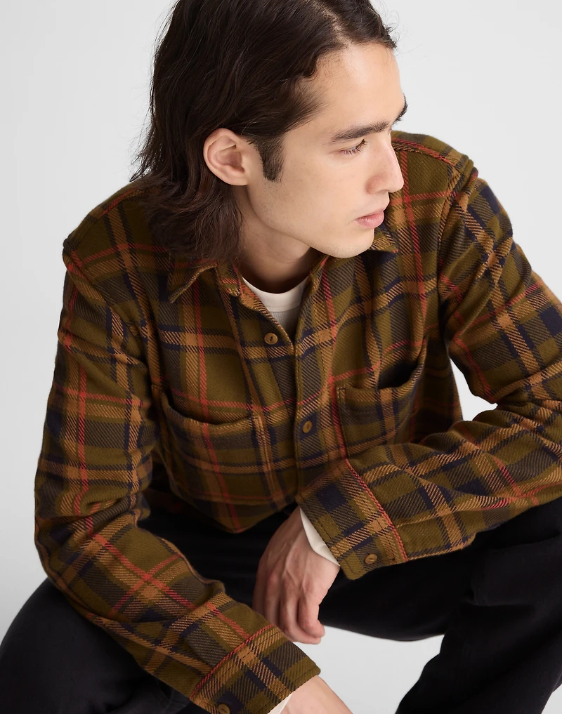 Midweight Flannel Button-Up Shirt | Madewell