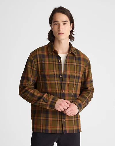 Midweight Flannel Button-Up Shirt | Madewell
