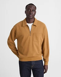 The McCarren Midweight Quarter-Zip Sweatshirt | Madewell