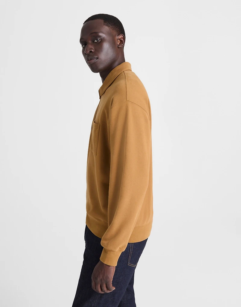 The McCarren Midweight Quarter-Zip Sweatshirt | Madewell