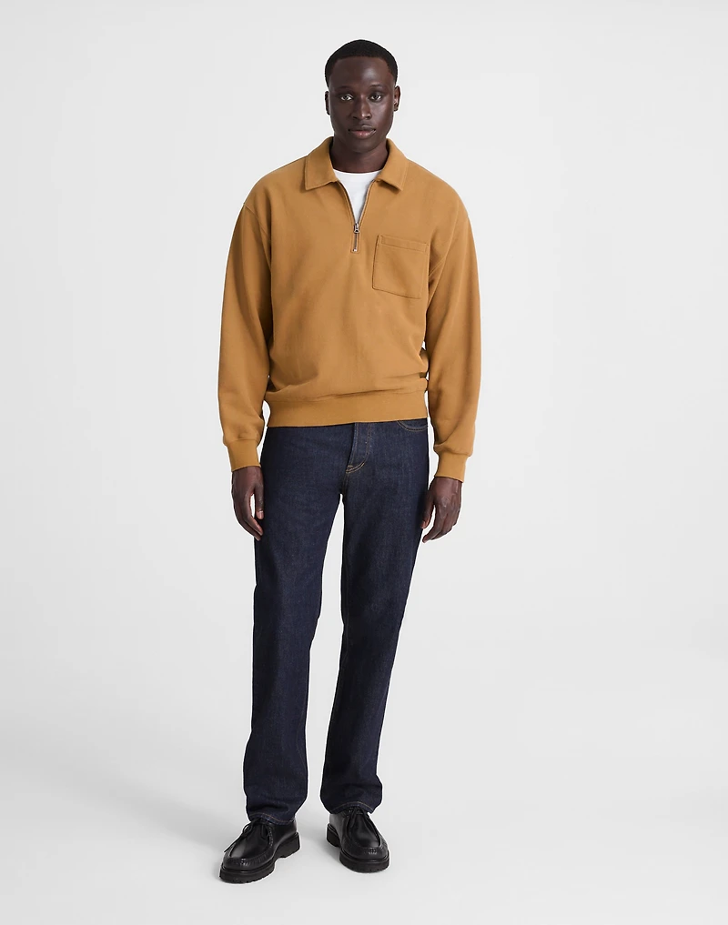 The McCarren Midweight Quarter-Zip Sweatshirt | Madewell