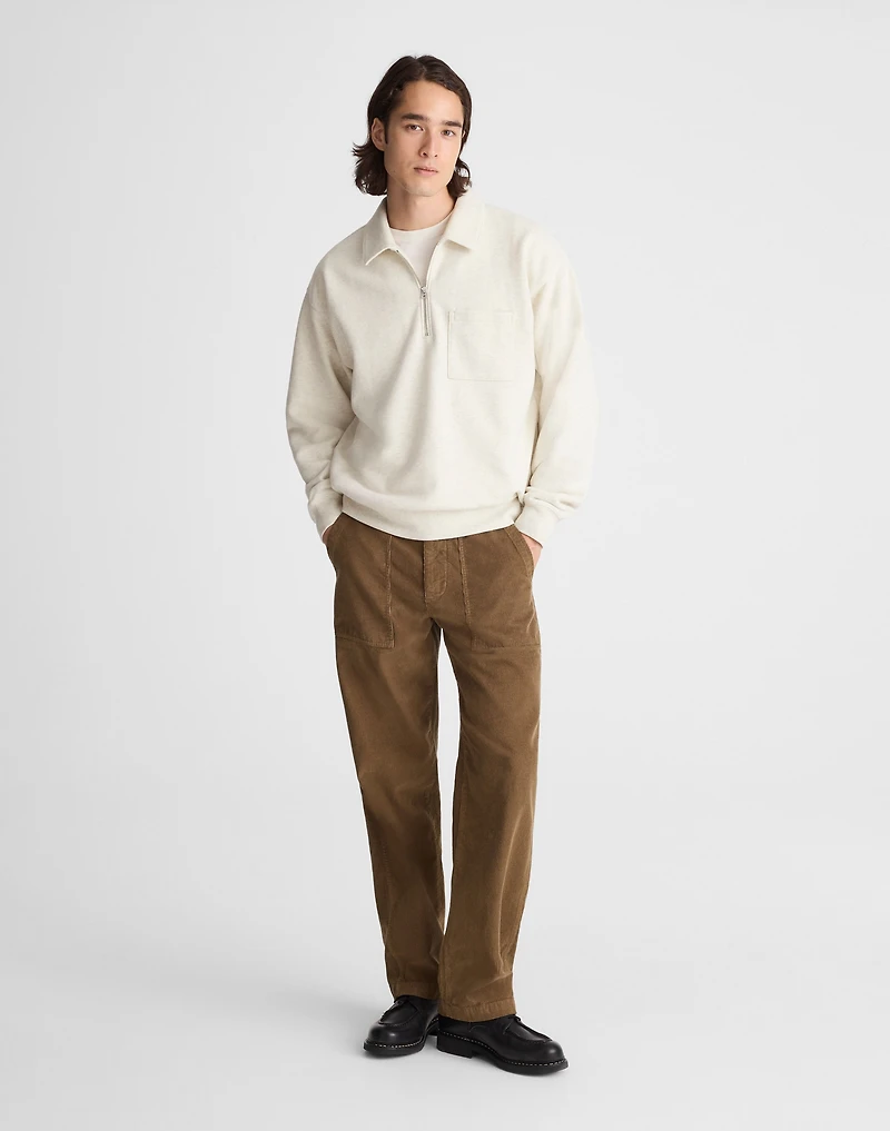 The McCarren Midweight Quarter-Zip Sweatshirt | Madewell