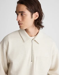 The McCarren Midweight Quarter-Zip Sweatshirt | Madewell