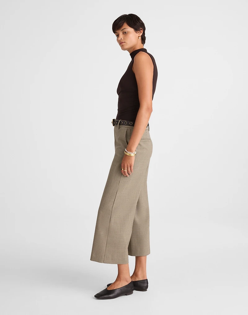 High-Rise Culotte in Wool Blend | Madewell
