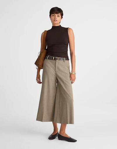 High-Rise Culotte in Wool Blend | Madewell