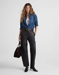 The Balloon Pant Leather | Madewell