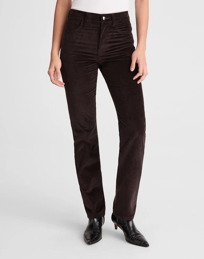 The Longline Straight Pant in Corduroy | Madewell