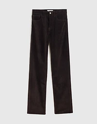 The Longline Straight Pant Corduroy | Madewell