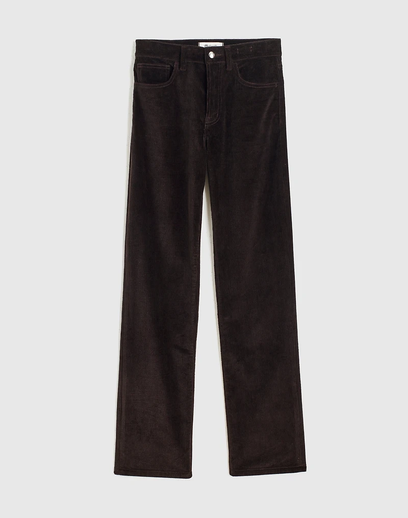 The Longline Straight Pant in Corduroy | Madewell
