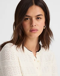 Pointelle-Stitch Cardigan | Madewell
