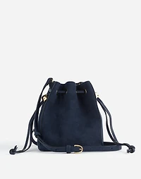 The Mini Drawstring Crossbody Bucket Bag
