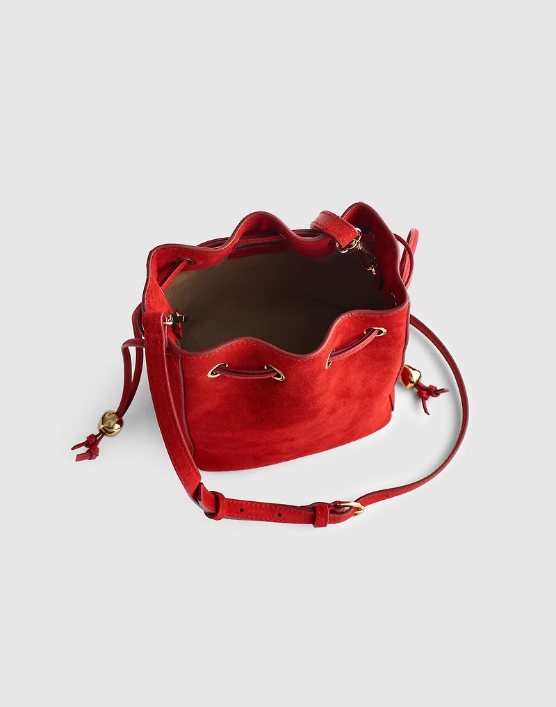 The Mini Drawstring Crossbody Bucket Bag | Madewell