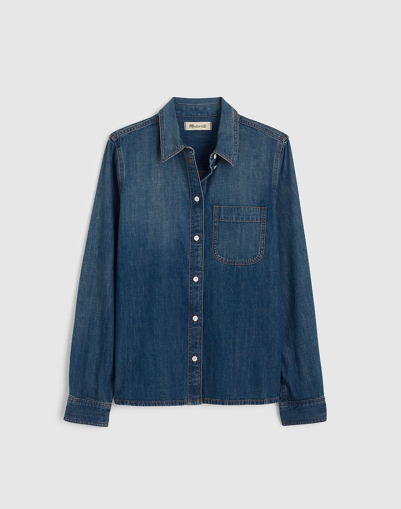 Tuckable Denim Shirt Greendale Wash | Madewell