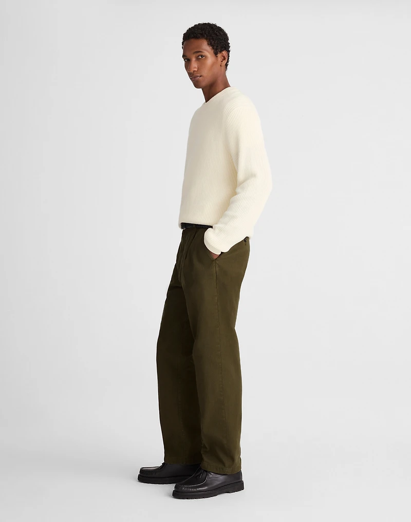Pleated Twill Trousers | Madewell