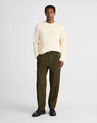 Pleated Twill Trousers | Madewell