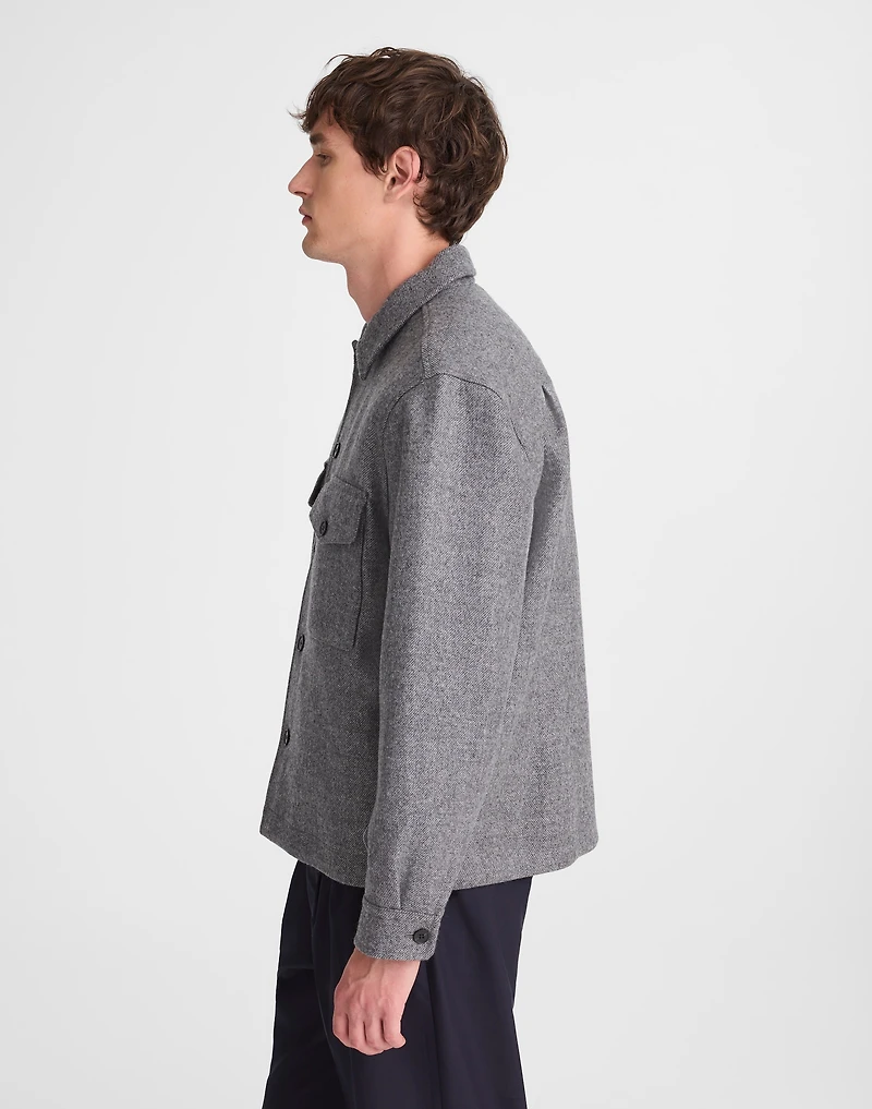 Shirt-Jacket in Italian Wool | Madewell