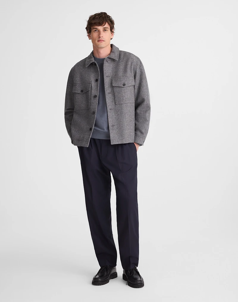 Shirt-Jacket in Italian Wool | Madewell