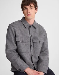 Shirt-Jacket in Italian Wool | Madewell