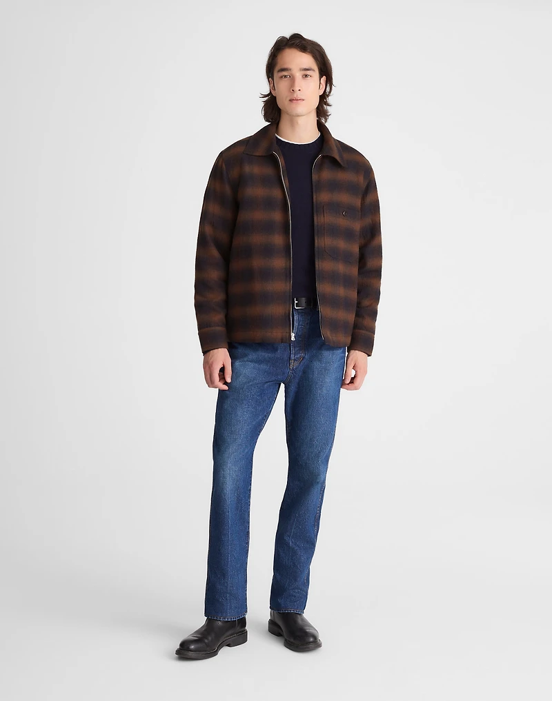 Zip-Front Jacket in Japanese Flannel | Madewell