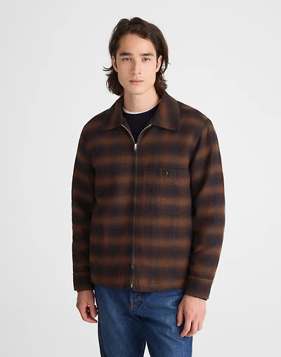 Zip-Front Jacket in Japanese Flannel | Madewell