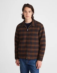 Zip-Front Jacket in Japanese Flannel | Madewell