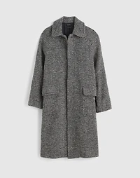 Balmacaan Overcoat in Italian Tweed | Madewell