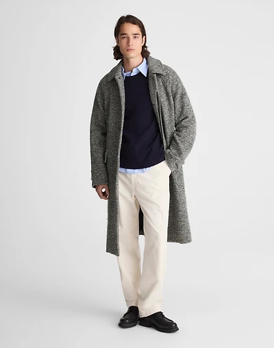 Balmacaan Overcoat in Italian Tweed | Madewell