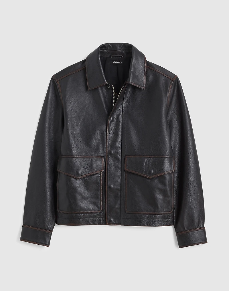 Leather Flight Jacket | Madewell
