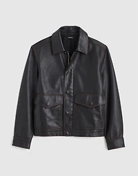 Leather Flight Jacket | Madewell
