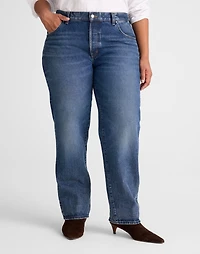 The Plus Dean Easy Straight Jean in Greendale Wash | Madewell