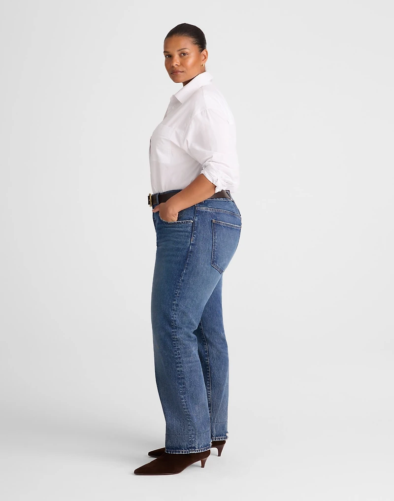 The Plus Dean Easy Straight Jean Greendale Wash | Madewell