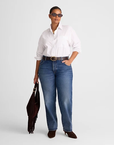 The Plus Dean Easy Straight Jean in Greendale Wash | Madewell