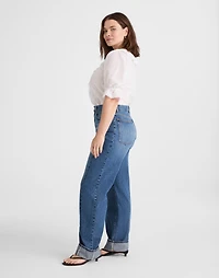 The Plus Curvy Pieced Barrel-Leg Jean | Madewell