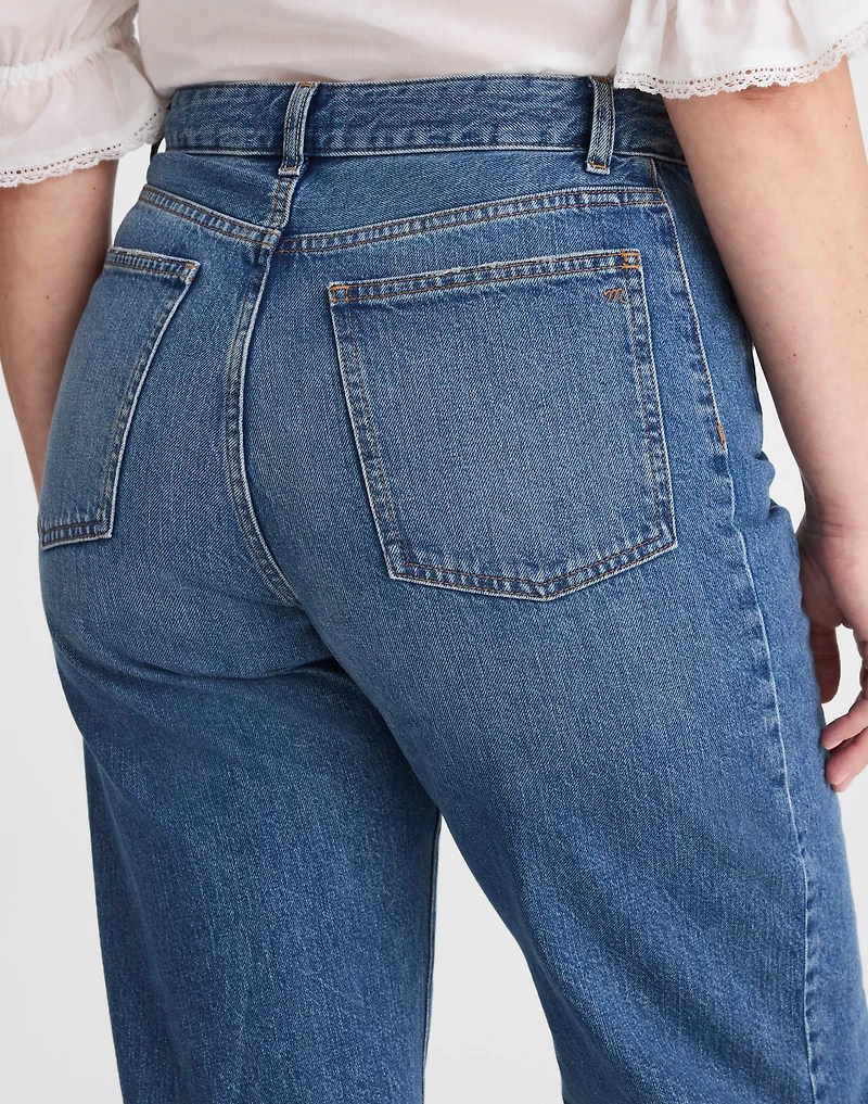 The Plus Curvy Pieced Barrel-Leg Jean | Madewell
