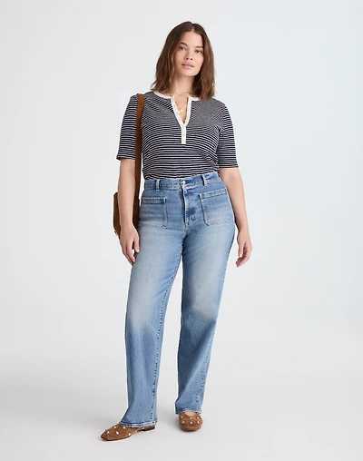 The Plus Curvy Emmett Wide-Leg Jean | Madewell
