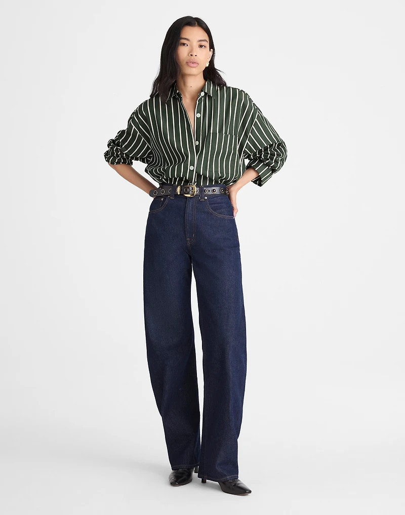 Straight-Hem Shirt Poplin | Madewell