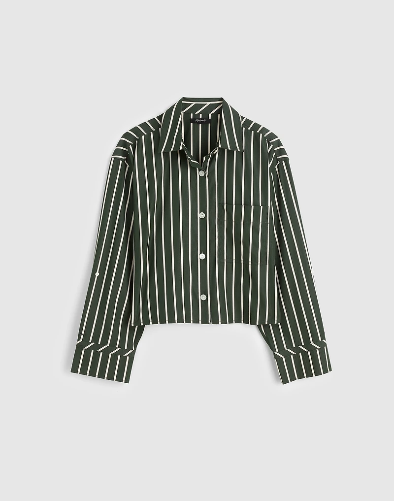 Straight-Hem Shirt Poplin | Madewell