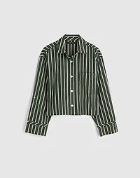 Straight-Hem Shirt Poplin | Madewell