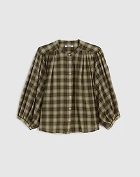 Balloon-Sleeve Top