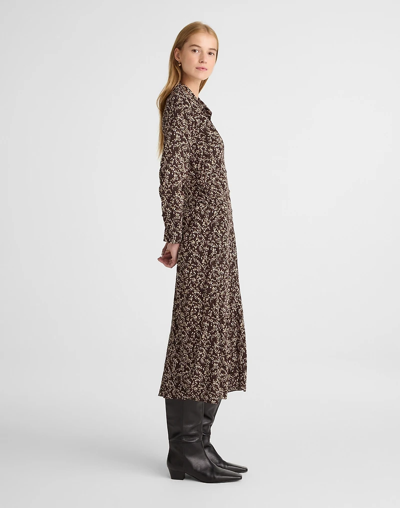 Ruched Midi Shirtdress | Madewell