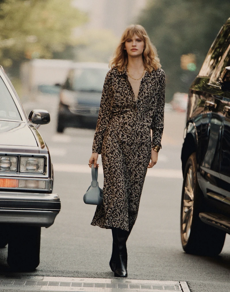 Ruched Midi Shirtdress | Madewell