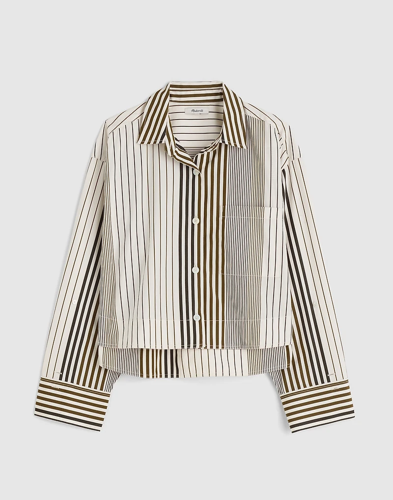 Curve-Hem Shirt Poplin | Madewell