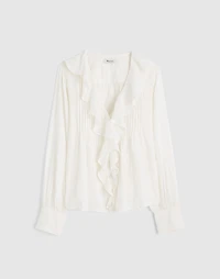 Ruffled Pintuck Top | Madewell